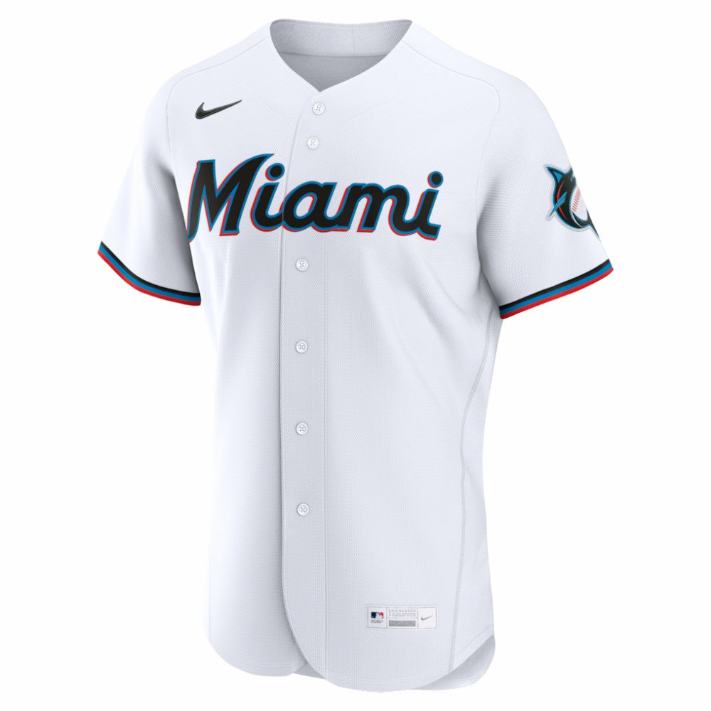 Miami Marlins Nike Home Authentic Custom Jersey Clearance