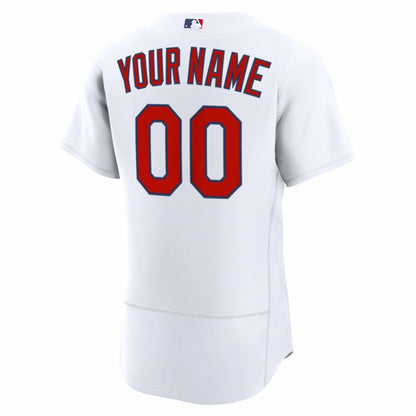 St. Louis Cardinals Nike Home Authentic Custom Jersey - White | MLB Jerseys