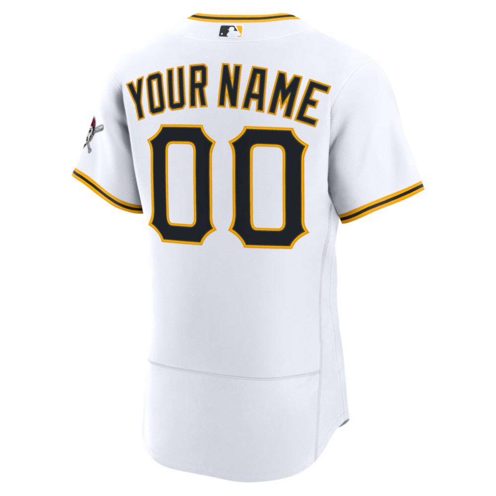 Pittsburgh Pirates Nike Home Authentic Custom Jersey Near Me