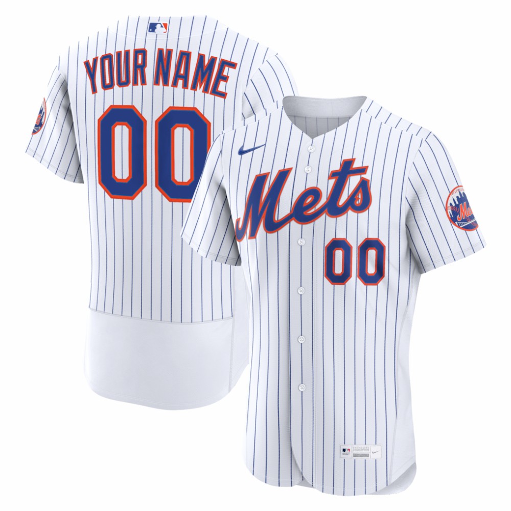 New York Mets Nike Home Authentic Custom Jersey discount