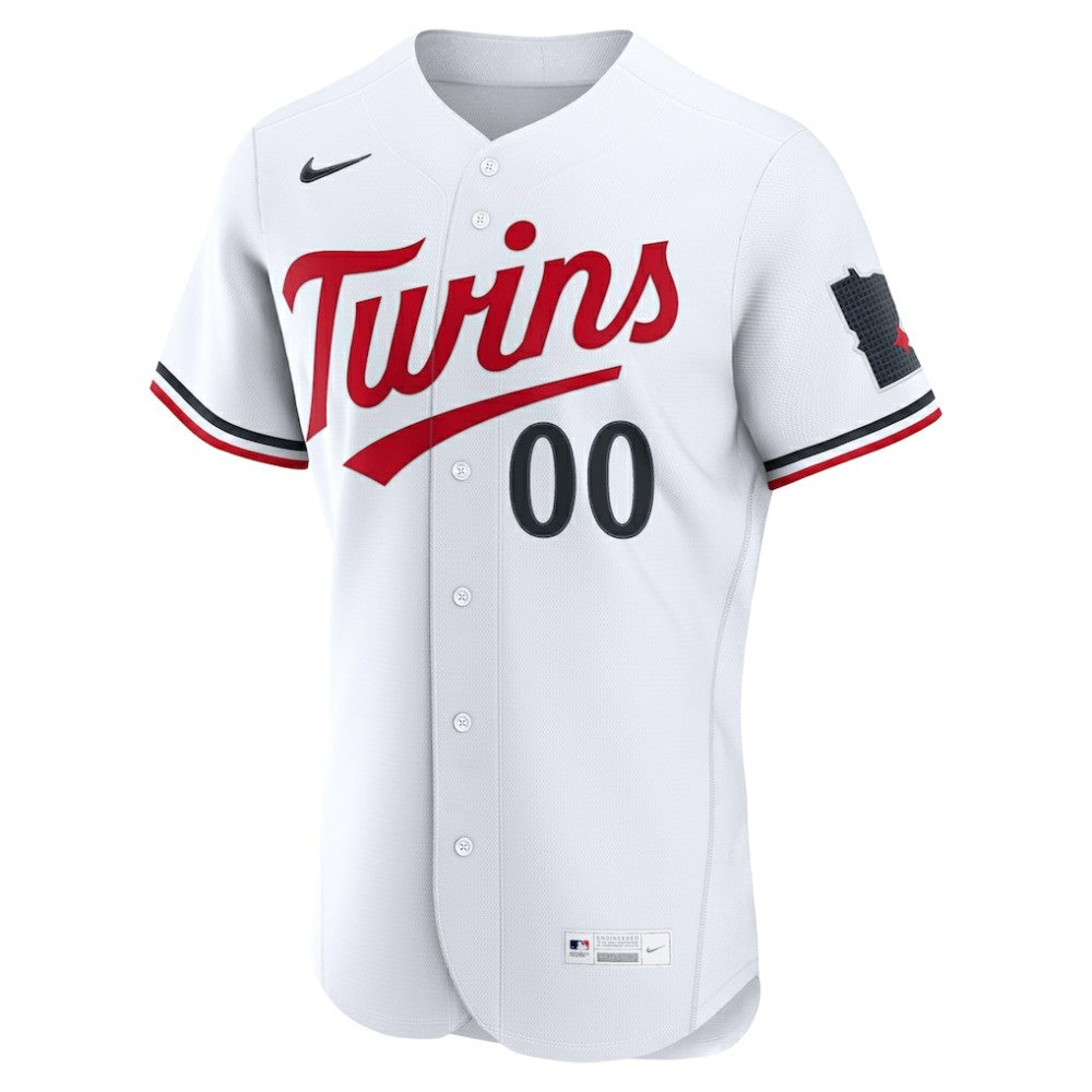 Minnesota Twins Nike Home Authentic Custom Jersey - White | MLB Jerseys