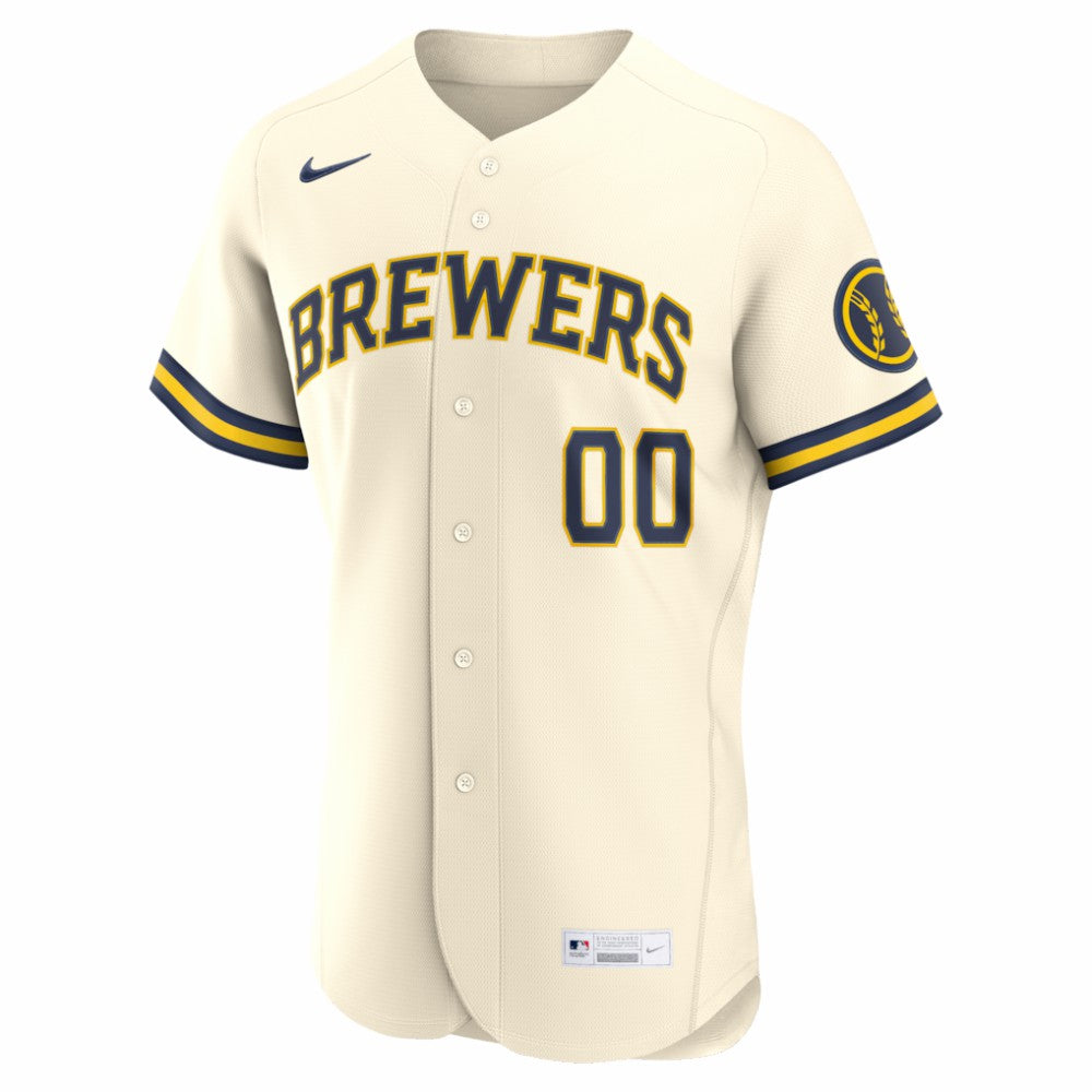 Milwaukee Brewers Nike Home Authentic Custom Jersey Online