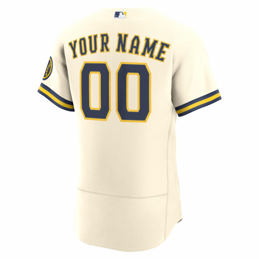 Milwaukee Brewers Nike Home Authentic Custom Jersey Online