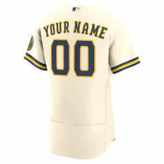 Milwaukee Brewers Nike Home Authentic Custom Jersey Online