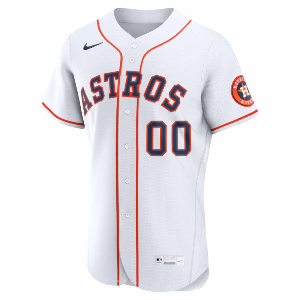 Houston Astros Nike Home Authentic Custom Jersey Lifestyle