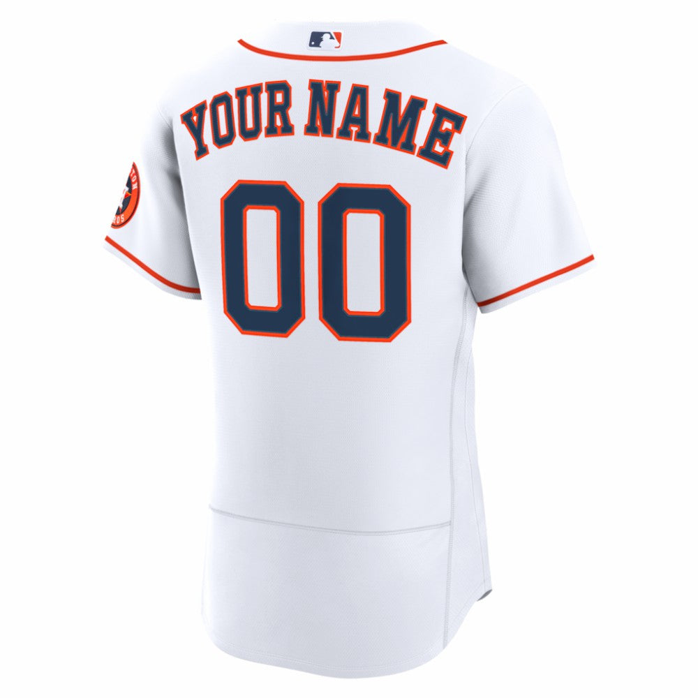 Houston Astros Nike Home Authentic Custom Jersey Lifestyle