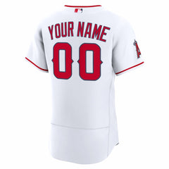 Los Angeles Angels Nike Home Authentic Custom Jersey Lifestyle