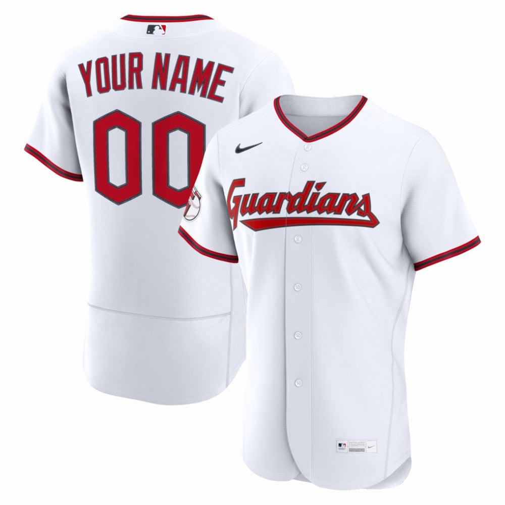 Cleveland Guardians Nike Home Authentic Custom Jersey for sale
