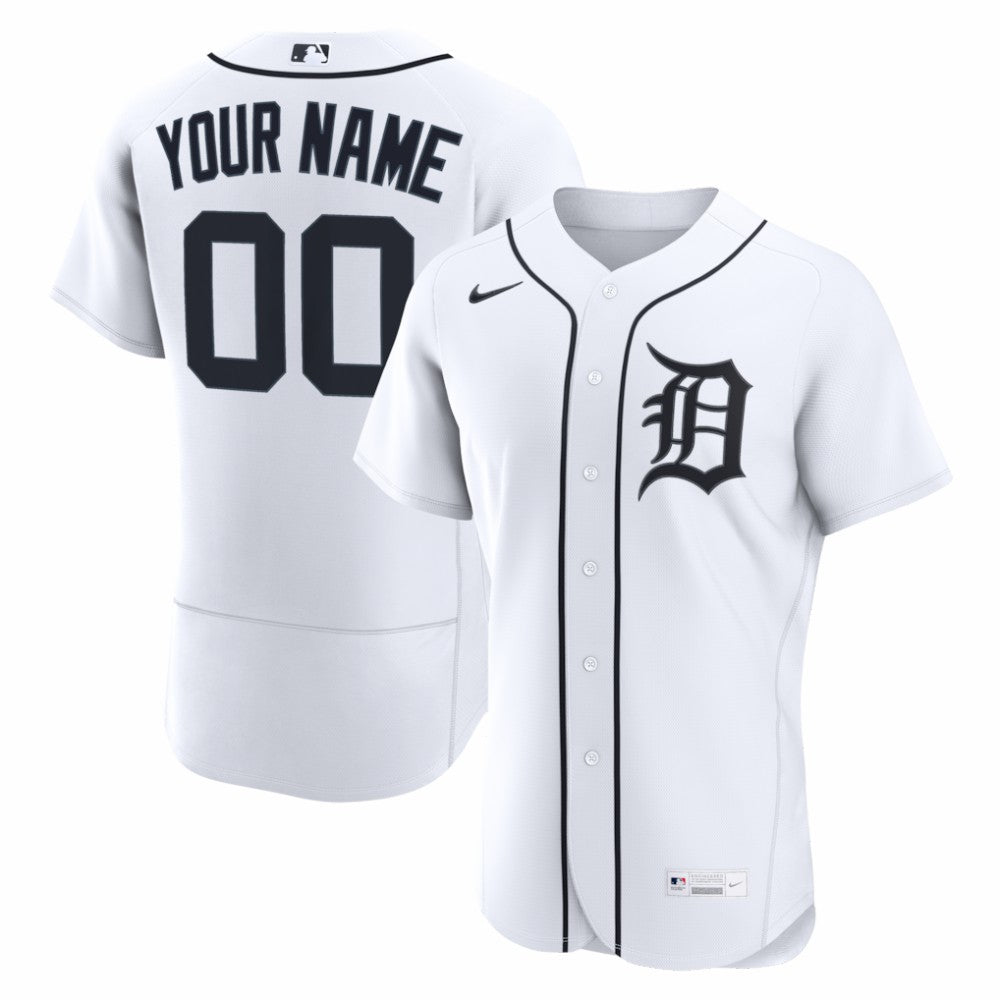 Detroit Tigers Nike Home Authentic Custom Jersey for sale