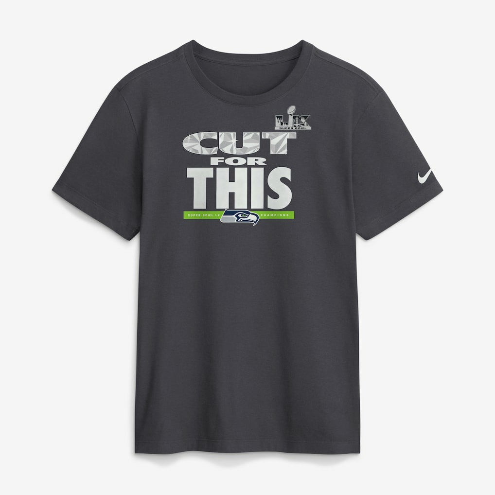 Seattle Seahawks Super Bowl LX Champions Pickoff Move Parade T-Shirt Anthracite - Nike