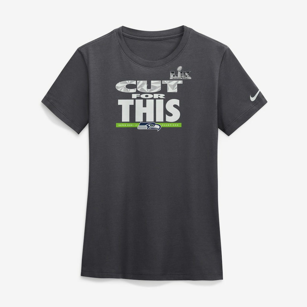 Seattle Seahawks Women's Super Bowl LX Champions Parade T-Shirt Anthracite - Nike