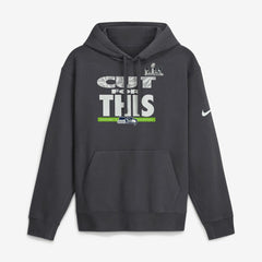Seattle Seahawks Super Bowl LX Champions Pickoff Move Parade Club Fleece Hoodie Anthracite - Nike