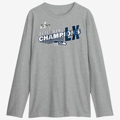 Seattle Seahawks Super Bowl LX Champions Best Teammates Roster Long Sleeve T-Shirt Steel - Fanatics