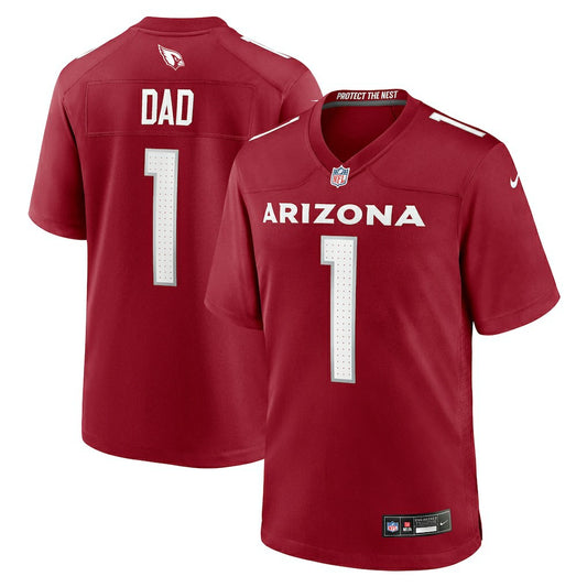 Number 1 Dad Arizona Cardinals Game Jersey - Cardinal | NFL Jerseys