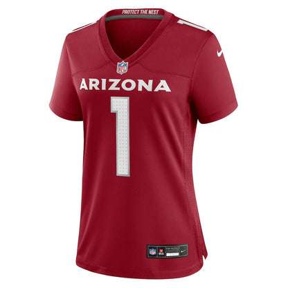 Number 1 Mom Arizona Cardinals Women's Game Jersey - Cardinal | NFL Jerseys