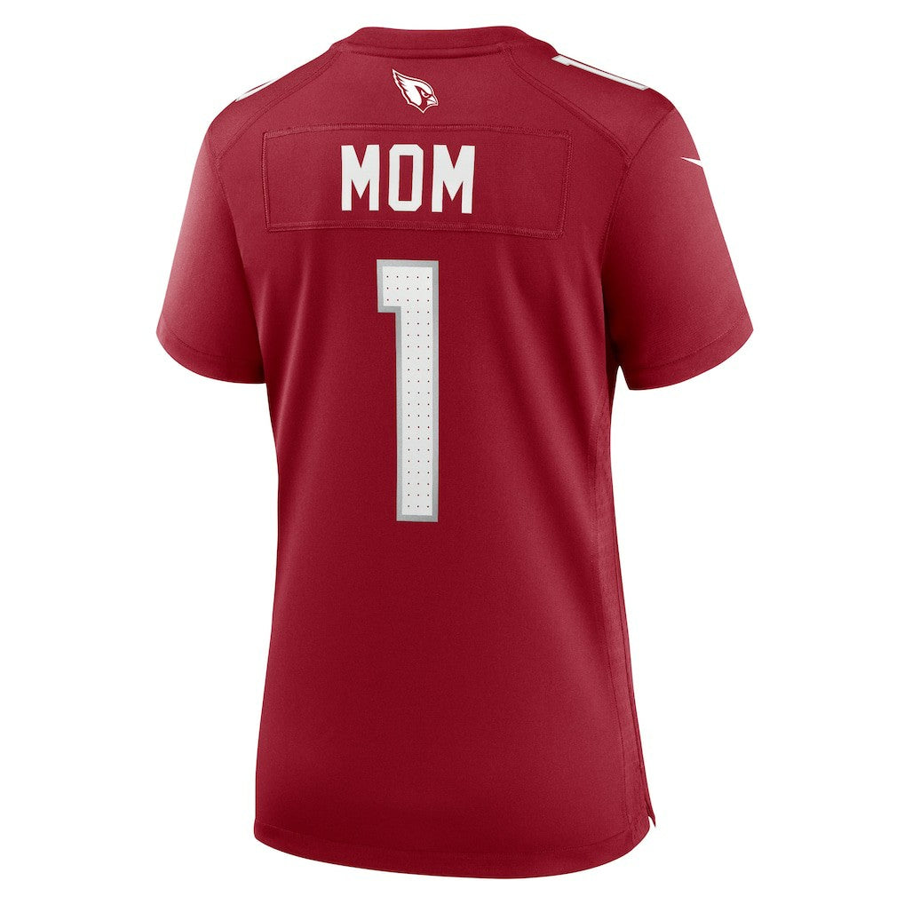 Number 1 Mom Arizona Cardinals Women's Game Jersey - Cardinal | NFL Jerseys