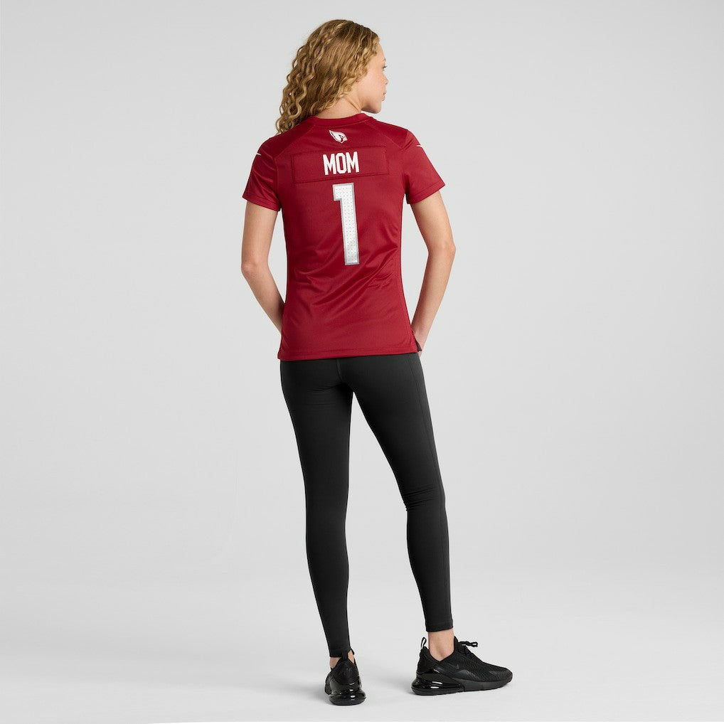 Number 1 Mom Arizona Cardinals Women's Game Jersey - Cardinal | NFL Jerseys
