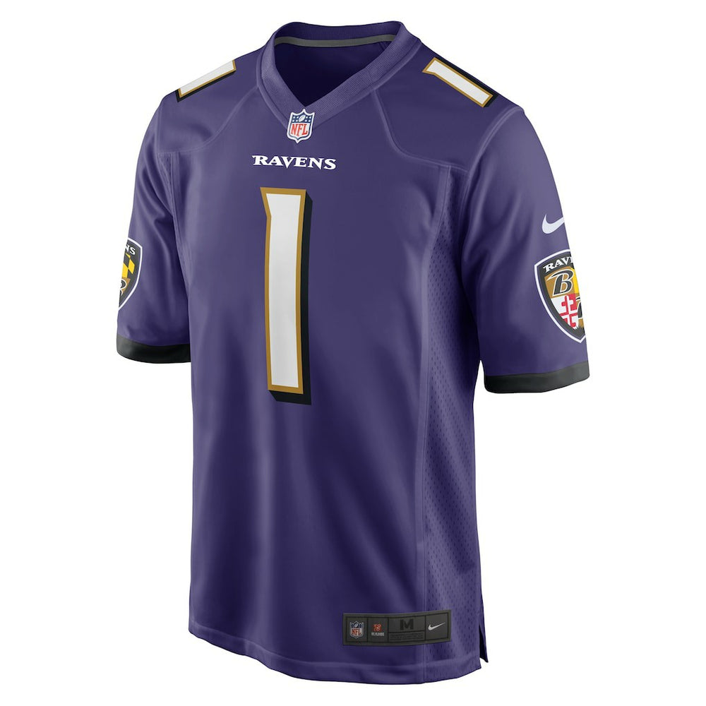 Number 1 Dad Baltimore Ravens Game Jersey Purple - Nike