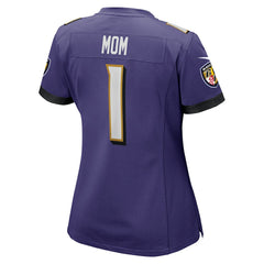 Number 1 Mom Baltimore Ravens Women's Game Jersey Purple - Nike