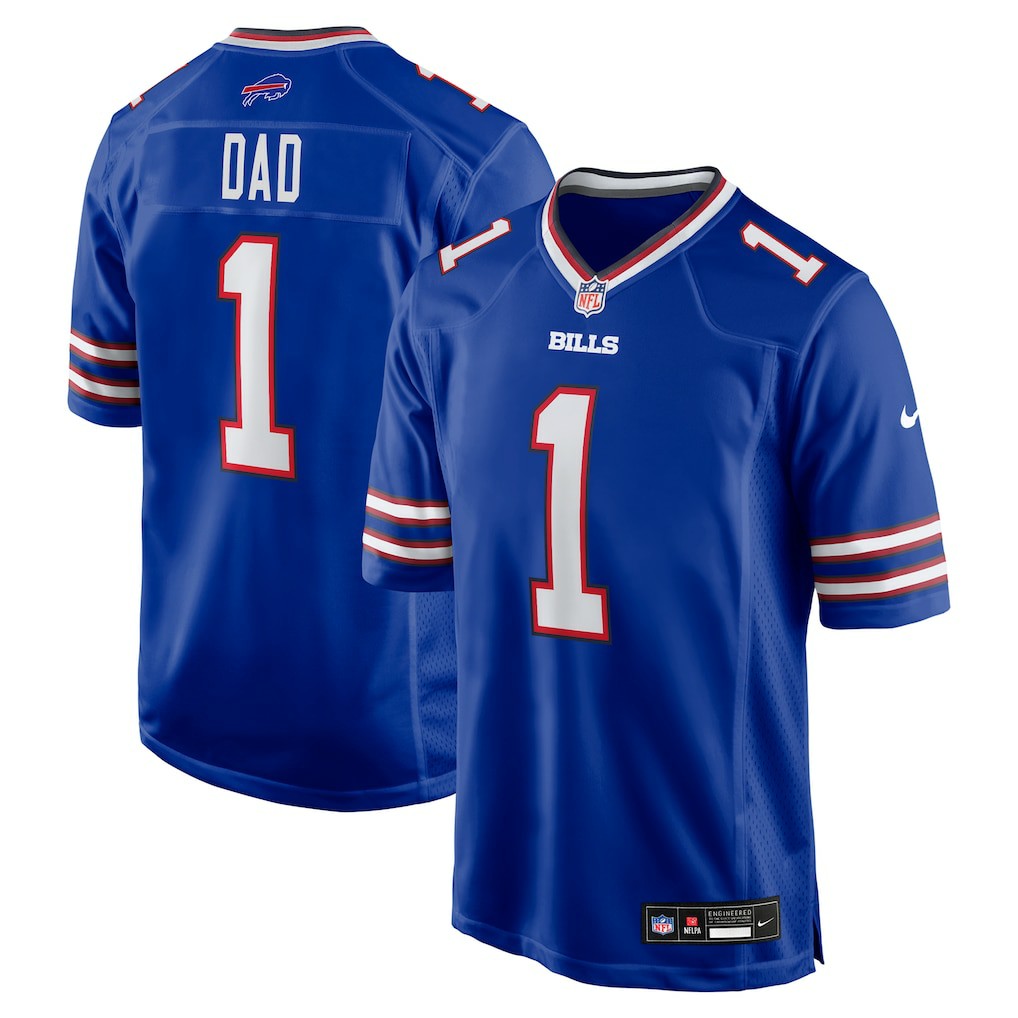 Number 1 Dad Buffalo Bills Game Jersey Royal - Nike