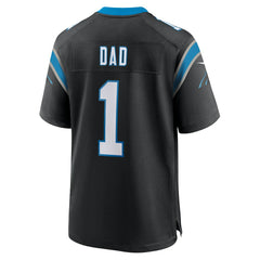 Number 1 Dad Carolina Panthers Game Jersey Black - Nike