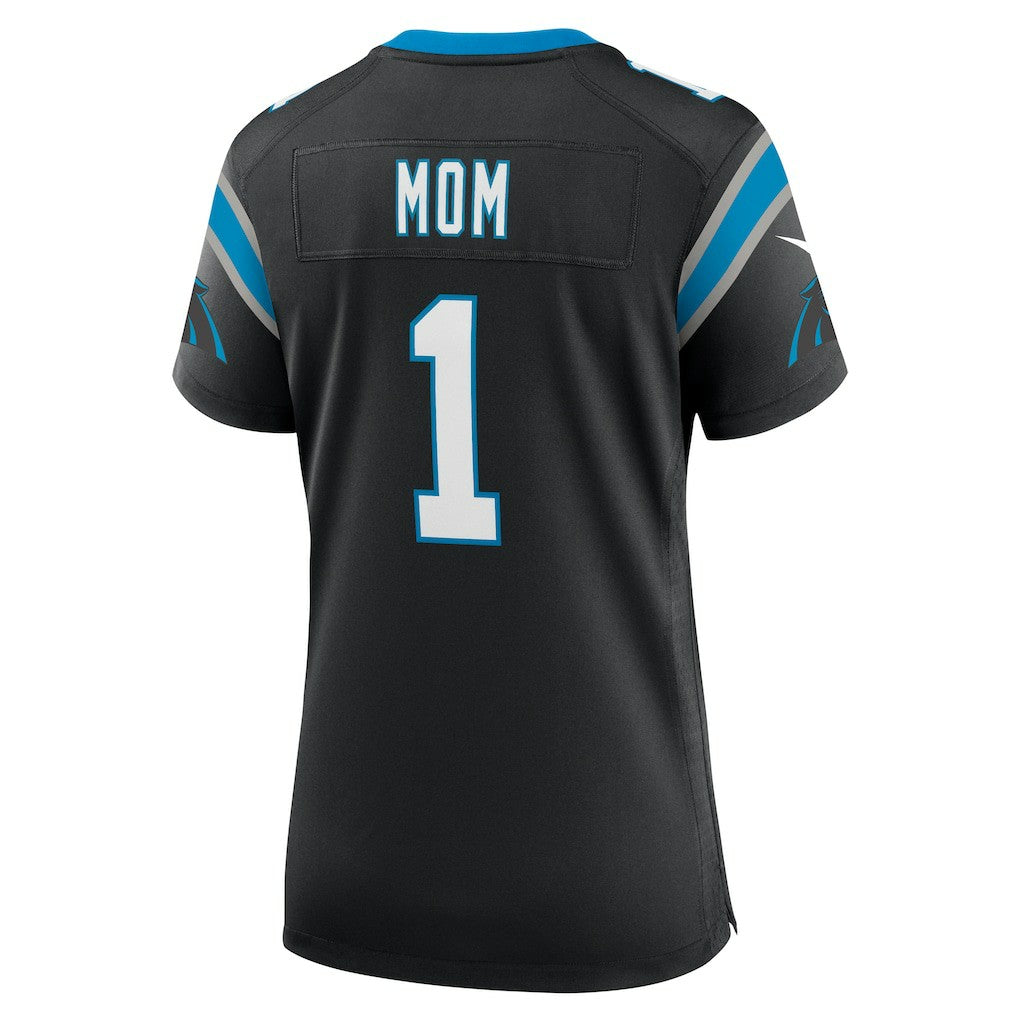 Number 1 Mom Carolina Panthers Women's Game Jersey Black - Nike