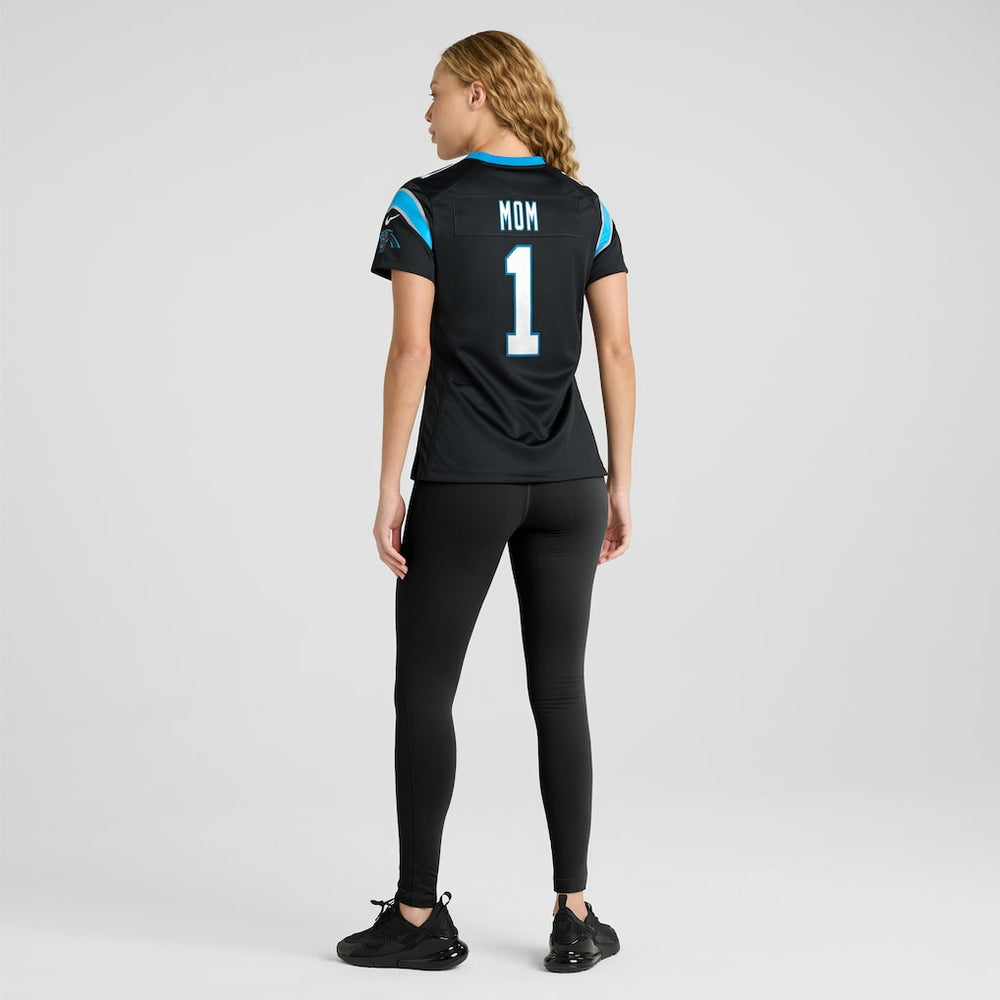 Number 1 Mom Carolina Panthers Women's Game Jersey Black - Nike
