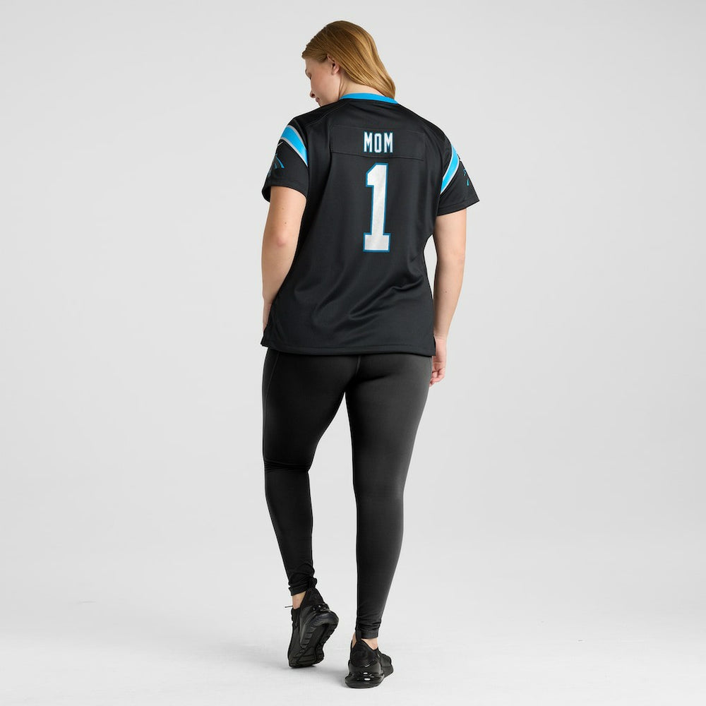 Number 1 Mom Carolina Panthers Women's Game Jersey Black - Nike