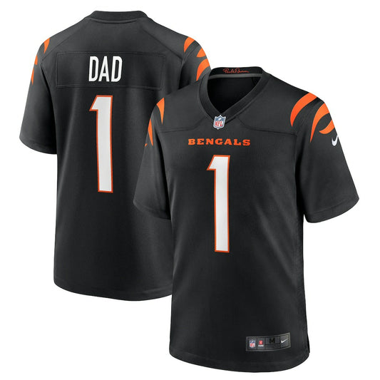Number 1 Dad Cincinnati Bengals Game Jersey - Black | NFL Jerseys