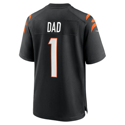 Number 1 Dad Cincinnati Bengals Game Jersey - Black | NFL Jerseys