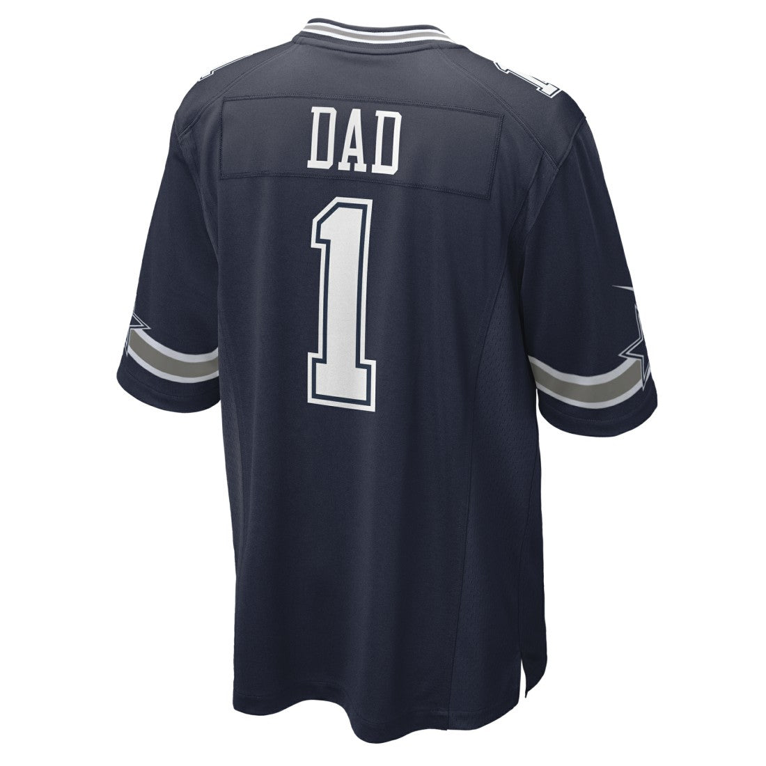 Number 1 Dad Dallas Cowboys Game Jersey Navy - Nike