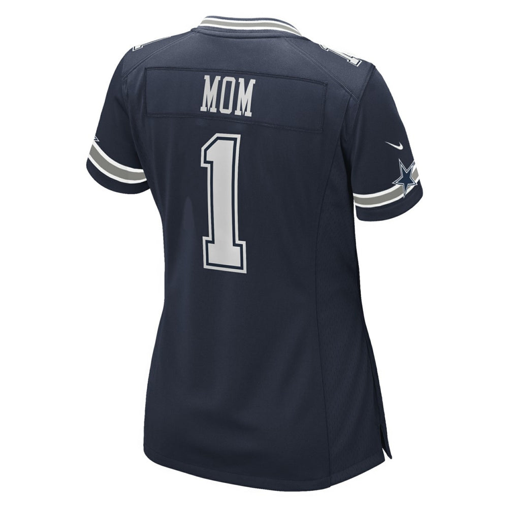 Number 1 Mom Dallas Cowboys Women's Game Jersey Navy - Nike