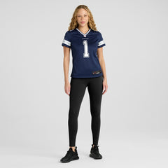 Number 1 Mom Dallas Cowboys Women's Game Jersey Navy - Nike