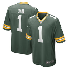 Number 1 Dad Green Bay Packers Game Jersey Green - Nike