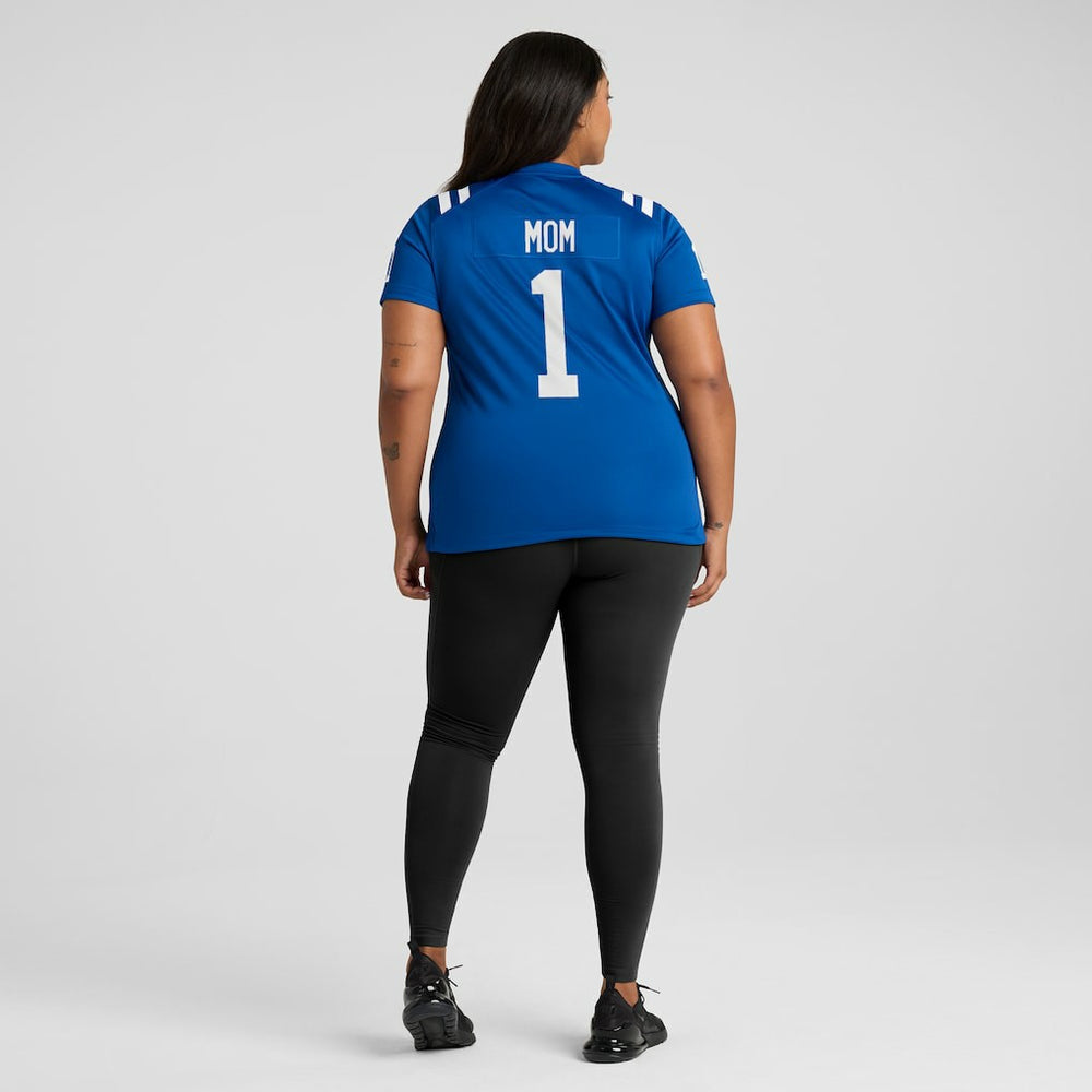 Number 1 Mom Indianapolis Colts Women's Game Jersey Royal - Nike
