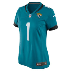Number 1 Mom Jacksonville Jaguars Women's Game Jersey Teal - Nike