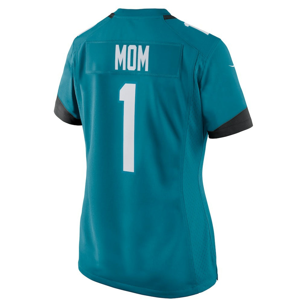 Number 1 Mom Jacksonville Jaguars Women's Game Jersey Teal - Nike