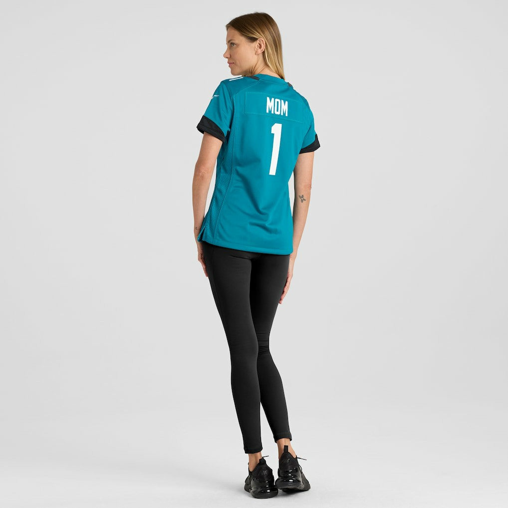 Number 1 Mom Jacksonville Jaguars Women's Game Jersey Teal - Nike