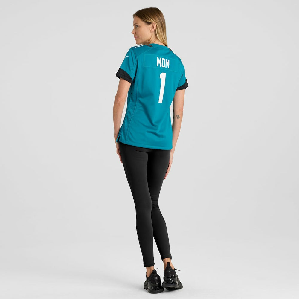 Number 1 Mom Jacksonville Jaguars Women's Game Jersey Teal - Nike