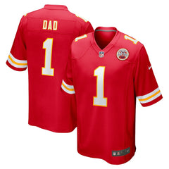 Number 1 Dad Kansas City Chiefs Game Jersey Red - Nike