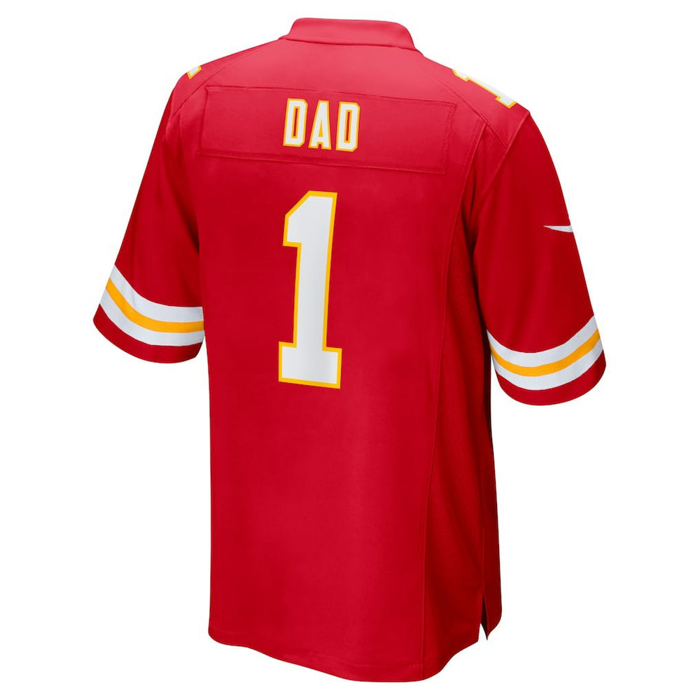 Number 1 Dad Kansas City Chiefs Game Jersey Red - Nike