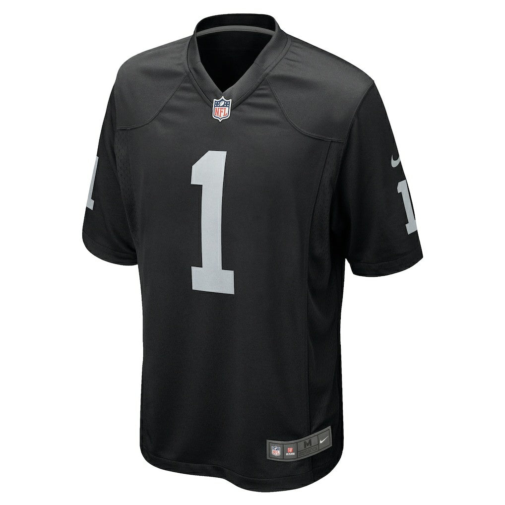 Number 1 Dad Las Vegas Raiders Game Jersey Black - Nike