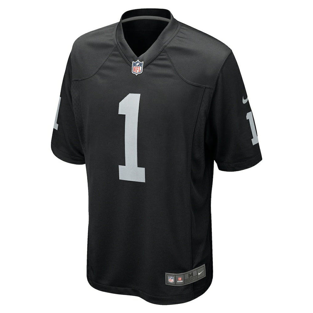 Number 1 Dad Las Vegas Raiders Game Jersey Black - Nike