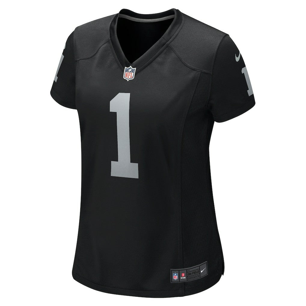 Number 1 Mom Las Vegas Raiders Women's Game Jersey Black - Nike