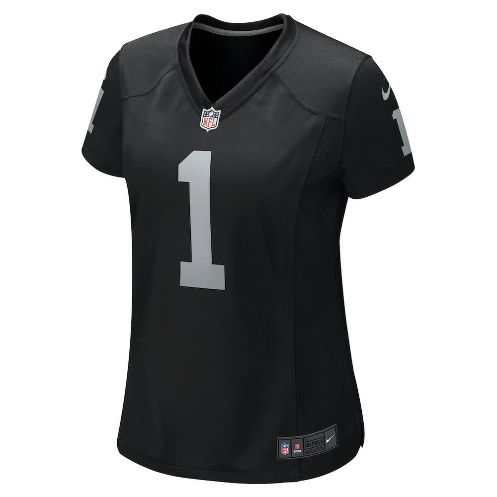 Number 1 Mom Las Vegas Raiders Women's Game Jersey Black - Nike