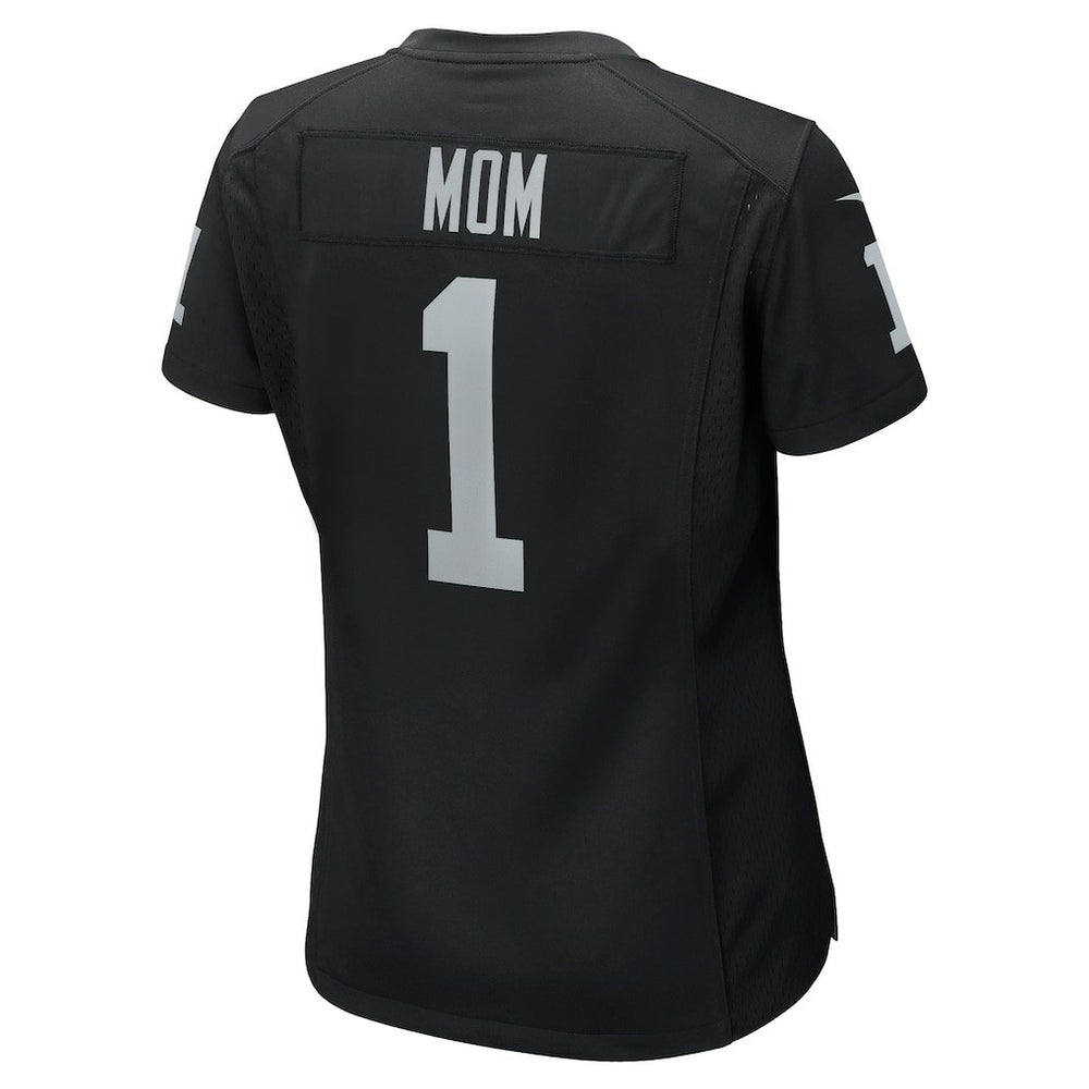 Number 1 Mom Las Vegas Raiders Women's Game Jersey Black - Nike