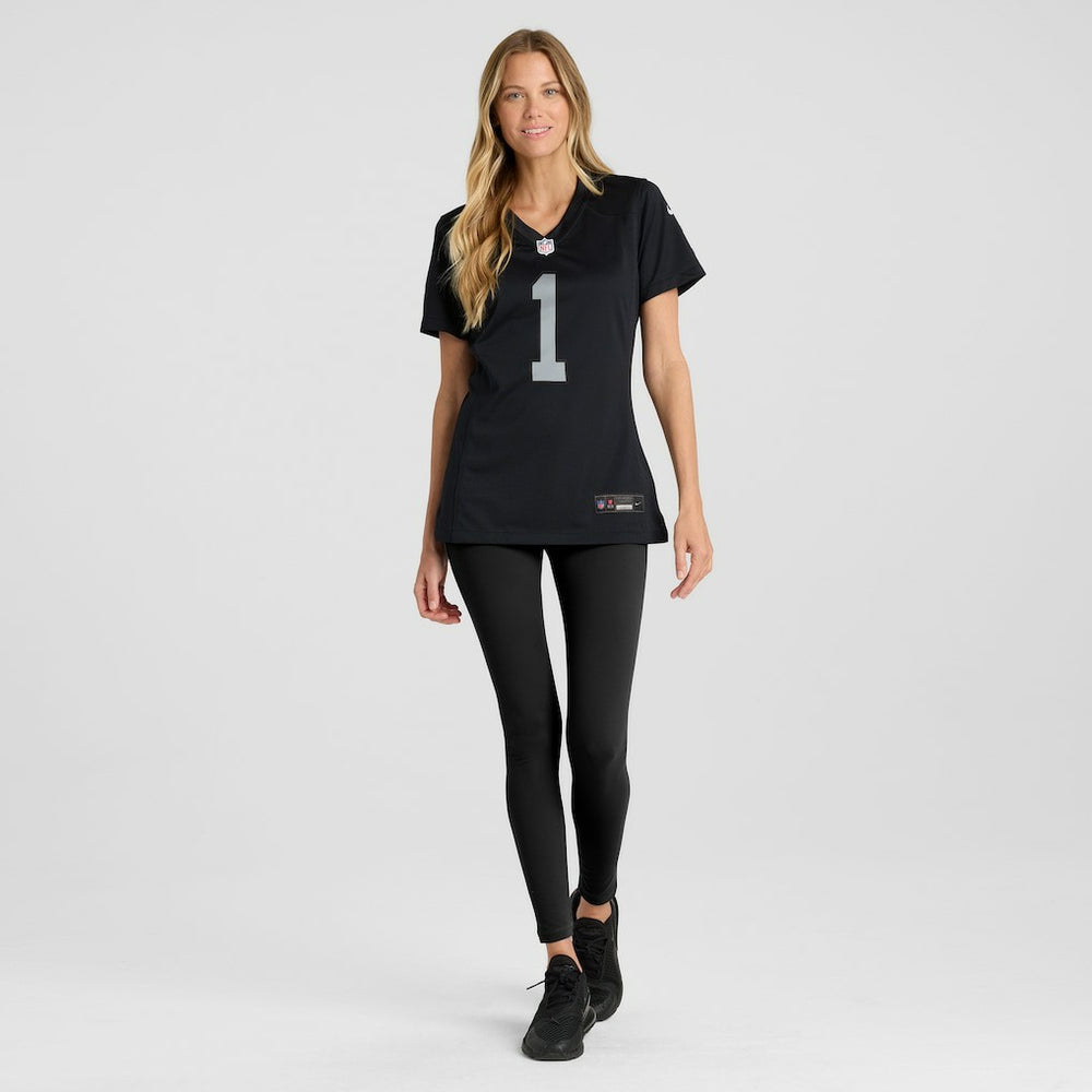 Number 1 Mom Las Vegas Raiders Women's Game Jersey Black - Nike