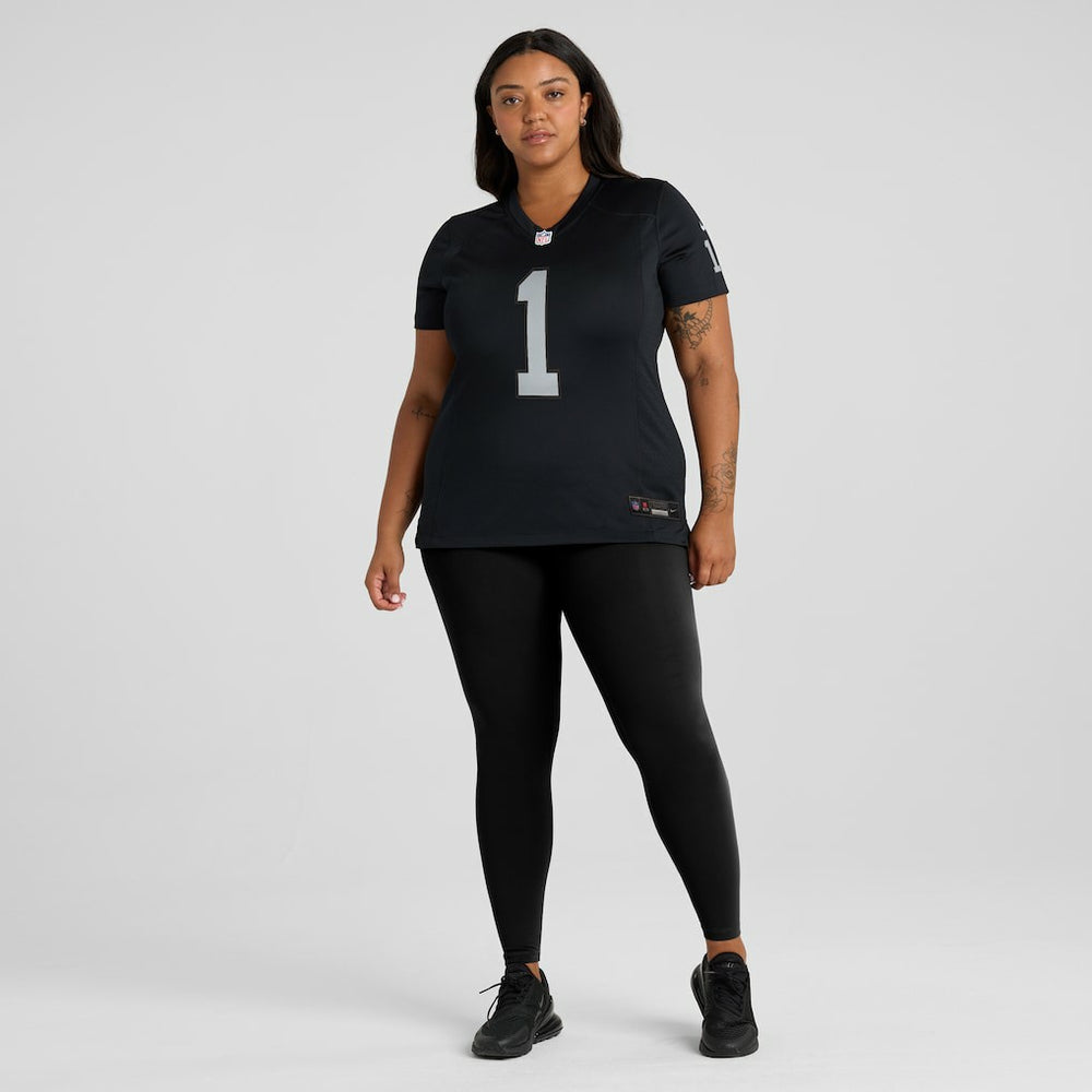 Number 1 Mom Las Vegas Raiders Women's Game Jersey Black - Nike