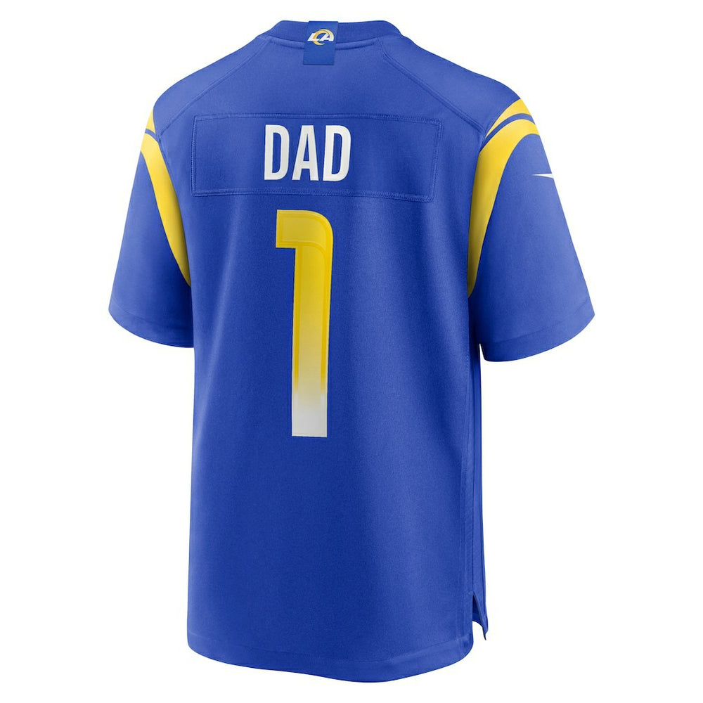 Number 1 Dad Los Angeles Rams Game Jersey Royal - Nike