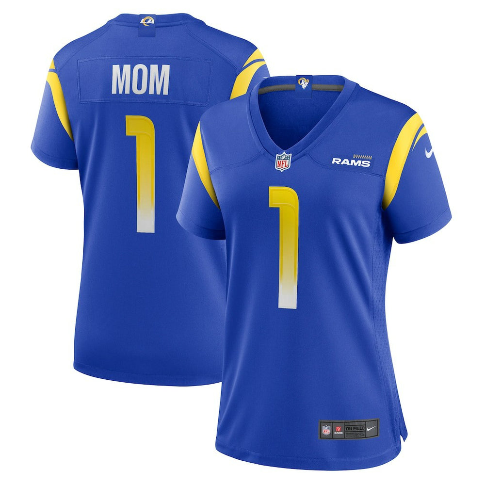 Number 1 Mom Los Angeles Rams Women's Game Jersey Royal - Nike